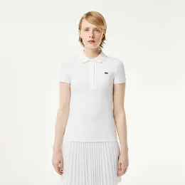 LACOSTE: Белое поло 