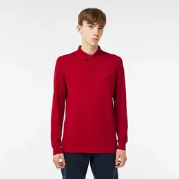 LACOSTE: Красное поло 