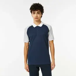 LACOSTE: Тёмное поло 