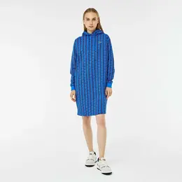 LACOSTE: Синее платье 