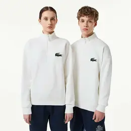 LACOSTE: Белый свитшот 