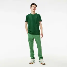 LACOSTE: Брюки цвета хаки 