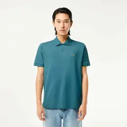 LACOSTE: Тёмное поло 