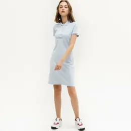 LACOSTE: Голубое платье 