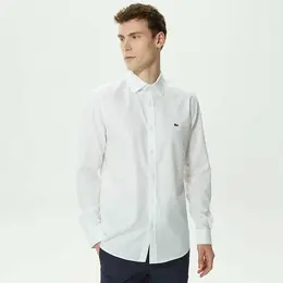 LACOSTE: Белая рубашка 