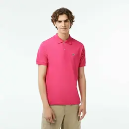 LACOSTE: Тёмное поло 