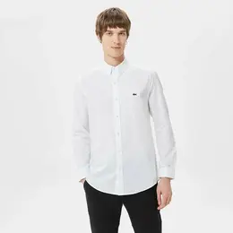 LACOSTE: Белая рубашка 