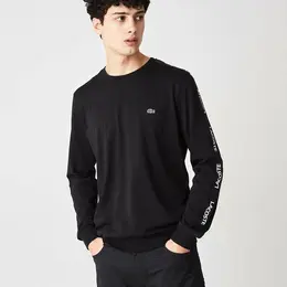 LACOSTE: Чёрный свитшот 