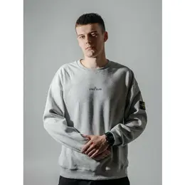 Stone Island: Серый свитшот