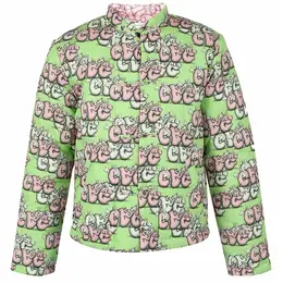 Comme des Garcons SHIRT: Зелёная куртка