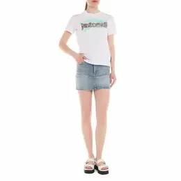 Just Cavalli: Белая футболка 