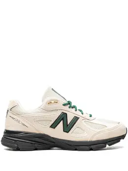 New Balance: Белые кроссовки  990