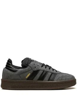 adidas: Чёрные кроссовки  Samba