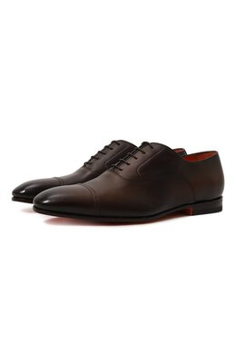 Santoni: Тёмные туфли 