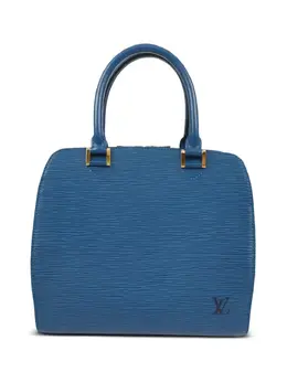 Louis Vuitton Pre-Owned: Голубая сумка