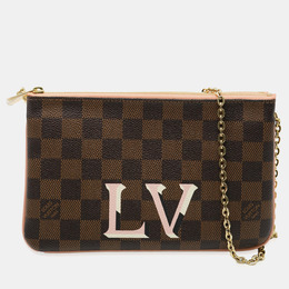 Louis Vuitton: Розовая сумка  Pochette