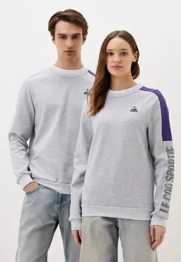 Le Coq Sportif: Серый свитшот 