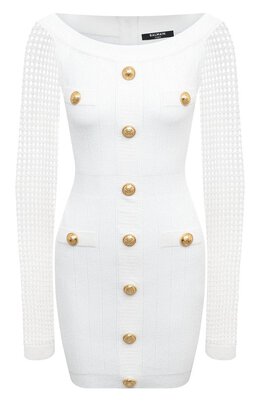 Balmain: Платье из вискозы 