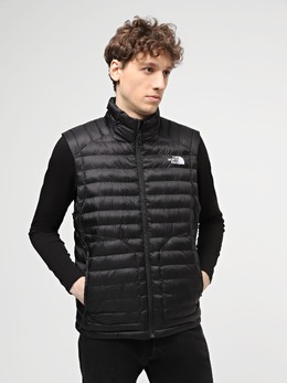 The North Face: Чёрный жилет  Synthetic