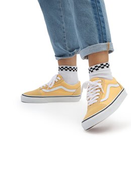 Vans: Жёлтые кроссовки  Old Skool