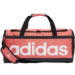 Adidas: Розовая спортивная сумка  Essentials