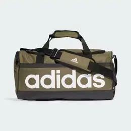 Adidas: Зелёная спортивная сумка  Essentials