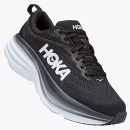 Hoka: Чёрные кроссовки 