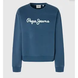 Pepe Jeans: Голубой свитшот 