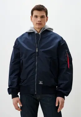 Alpha Industries: Синяя куртка 