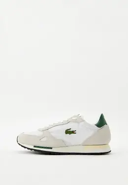 Lacoste: Белые кроссовки 