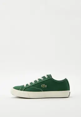 Lacoste: Зелёные кеды 