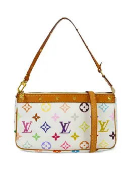 Louis Vuitton Pre-Owned: Белый клатч