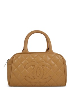 CHANEL Pre-Owned: Бежевая сумка 