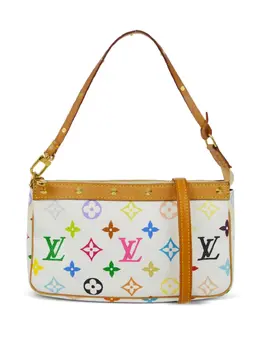 Louis Vuitton Pre-Owned: Белый клатч 