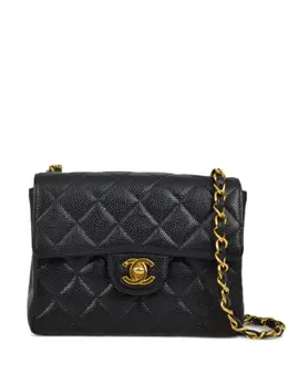 CHANEL Pre-Owned: Чёрная сумка 