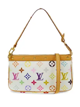 Louis Vuitton Pre-Owned: Белый клатч 