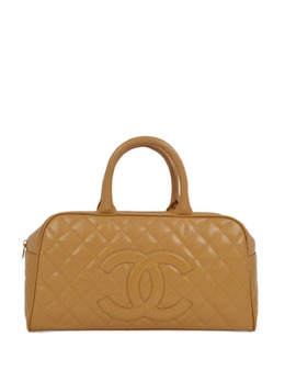 CHANEL Pre-Owned: Бежевая сумка 
