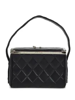 CHANEL Pre-Owned: Чёрная сумка 