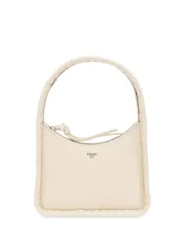FENDI: Белая сумка-шоппер  Selleria