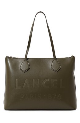 Lancel: Сумка цвета хаки