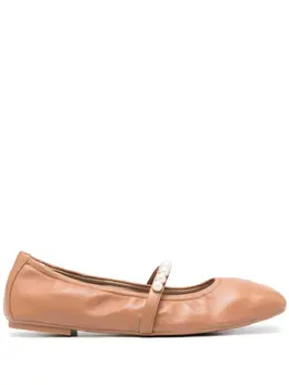 Stuart Weitzman: Коричневые балетки  Goldie