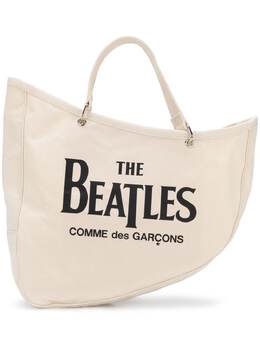 The Beatles X Comme Des Garçons: Бежевая сумка-шоппер 