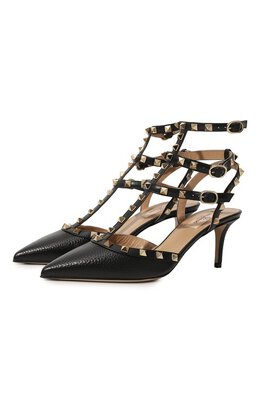 Valentino: Чёрные туфли  Rockstud