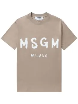 MSGM: Футболка с принтом