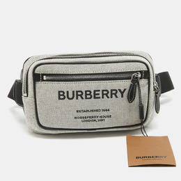 Burberry: Чёрная сумка  Belt