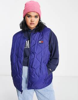 Tommy Hilfiger: Стёганые куртка Tommy Jeans