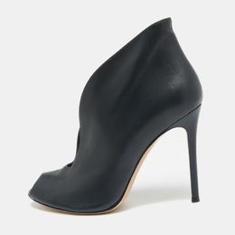 Gianvito Rossi: Синие ботинки  Vamp