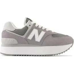 New Balance: Серые кроссовки  574