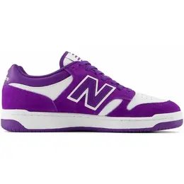 New Balance: Фиолетовые кеды  480