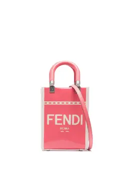 FENDI: Сумка с принтом 